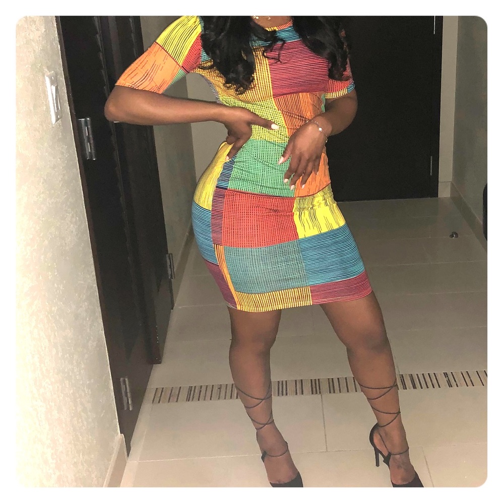 Multicolored dress